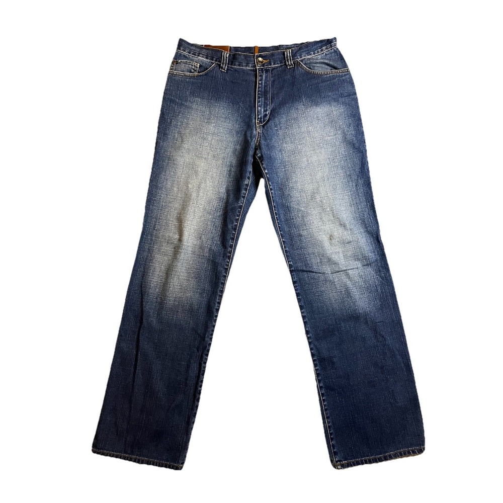 Timberland Men's Classic Fit Boot Cut Jeans 33 X 32 Baggy Distressed Hip-Hop